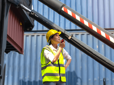 Two way radio in construction industry